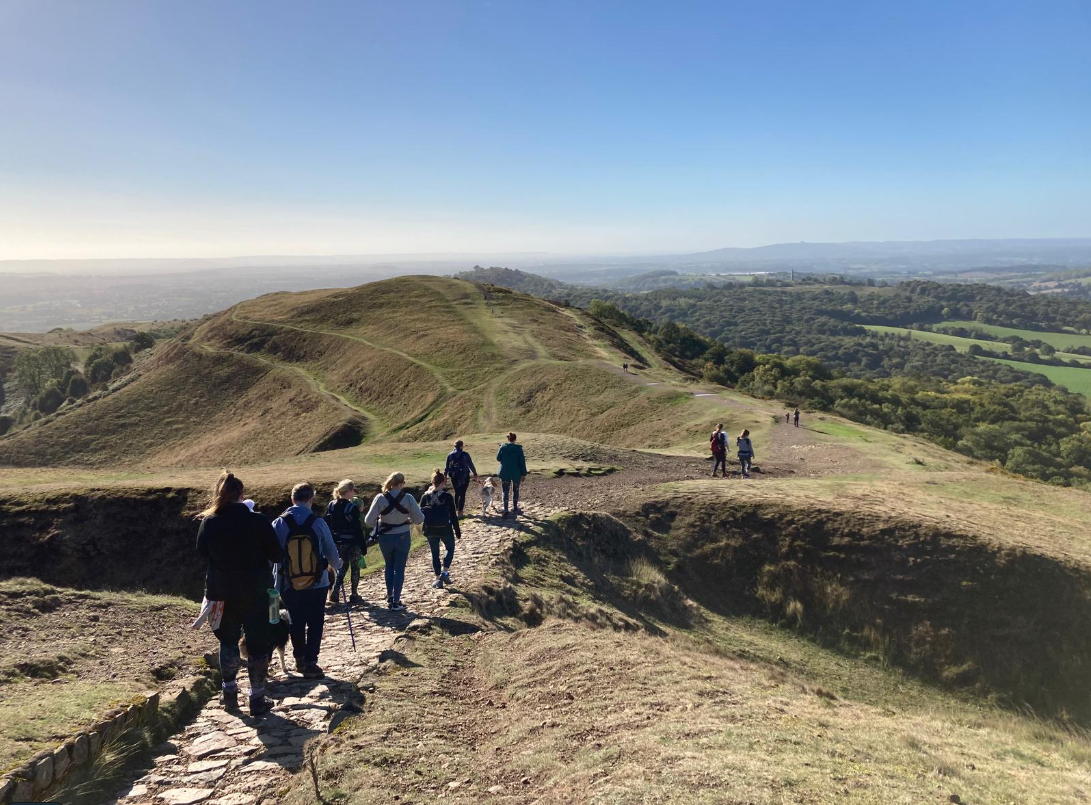 Malvern hills landscape