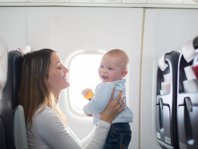 Flying with a baby